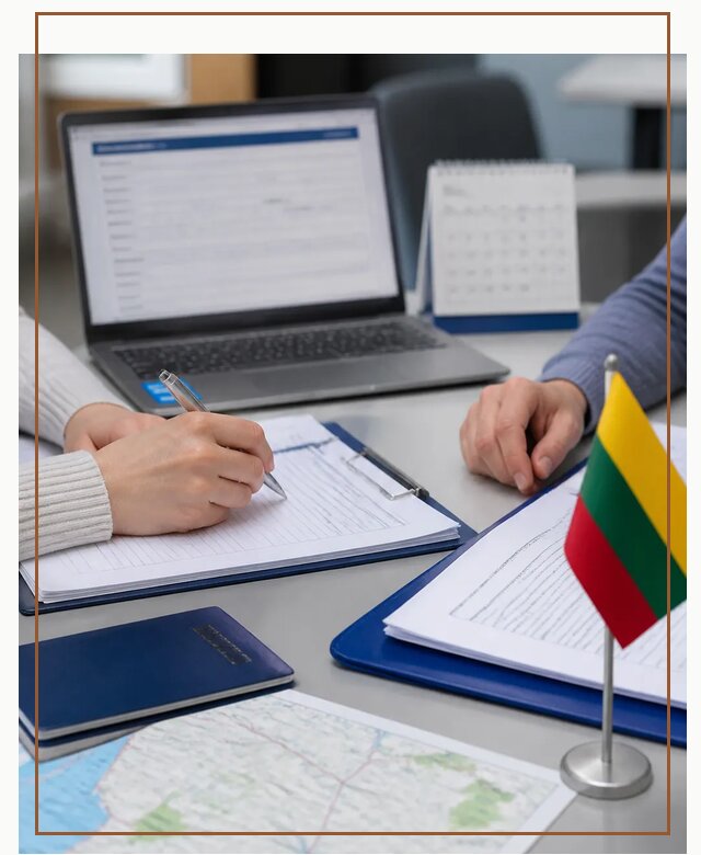 Профессиональное оформление визы в Литву для поездки в Каспийске
