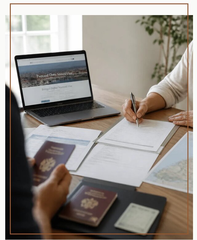 Оформление Digital Nomad и ВНЖ Португалии в Каспийске
